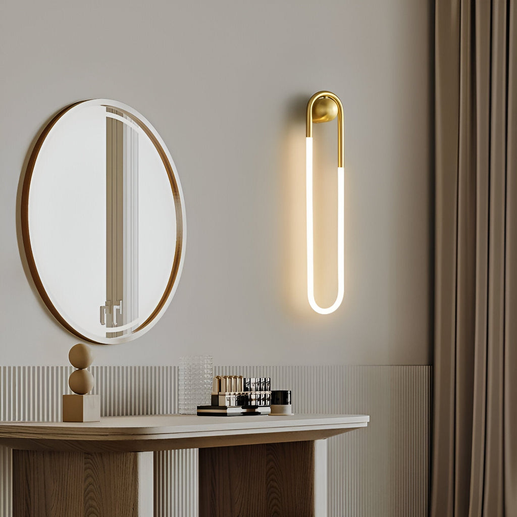 Nordic Minimalist U-Shaped Wall Light