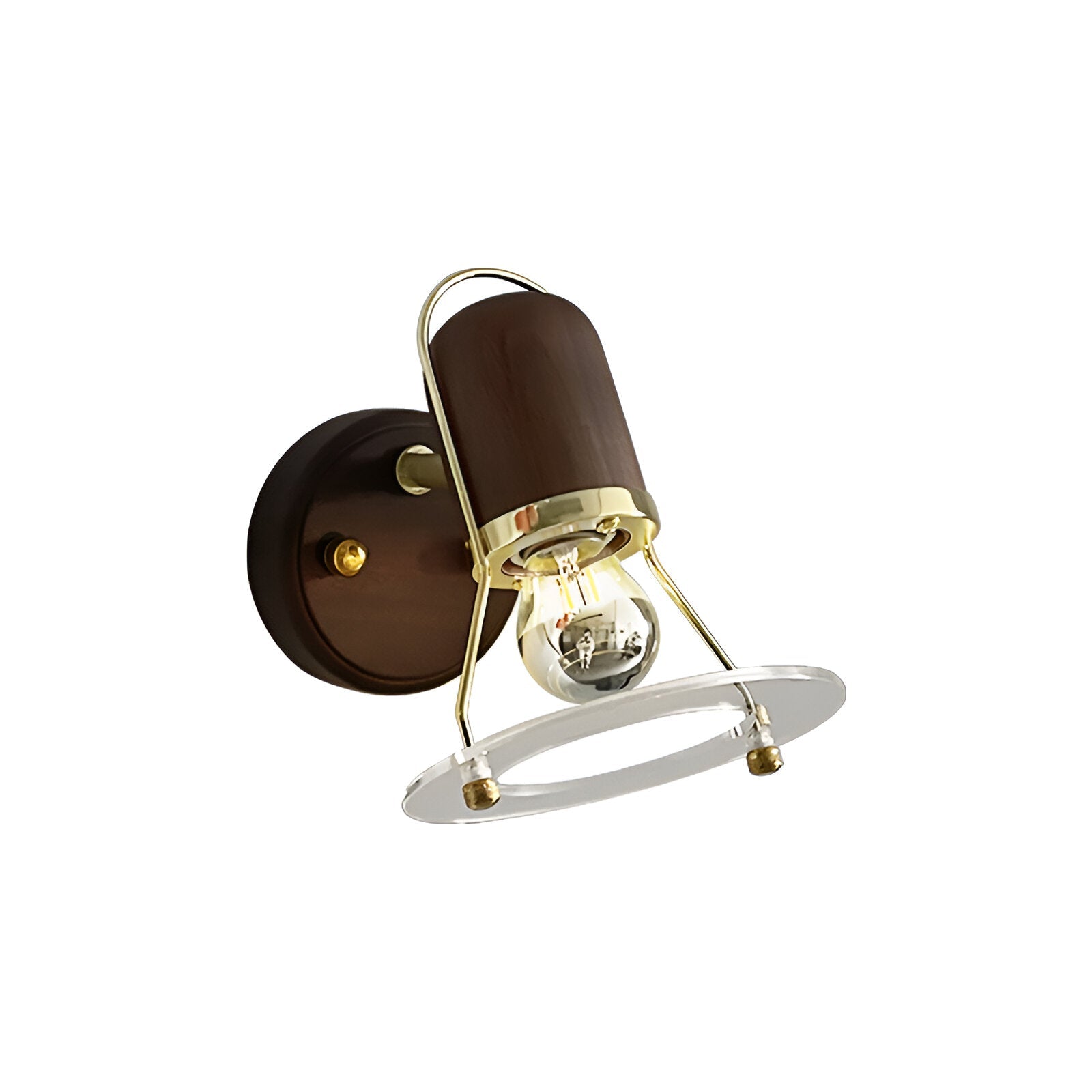 Japanese Retro Style Walnut Haughanv Wall Light