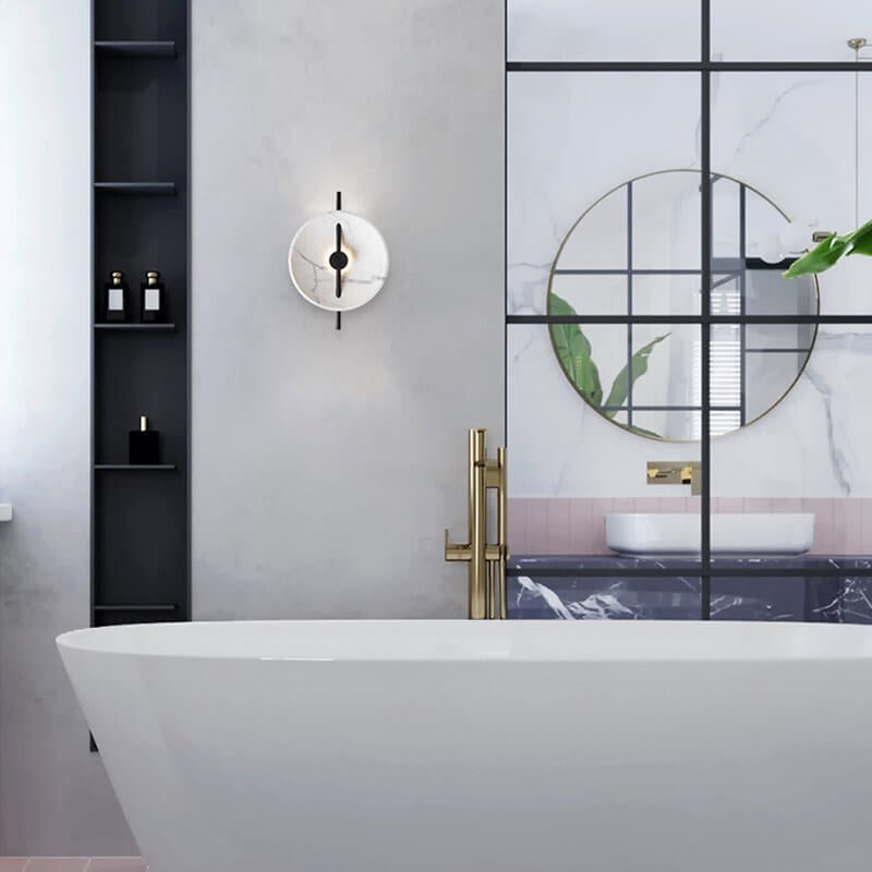 Nordic Round Resin Wall Ligh