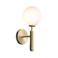 Milky Glow Modern Metal Wall Lamp