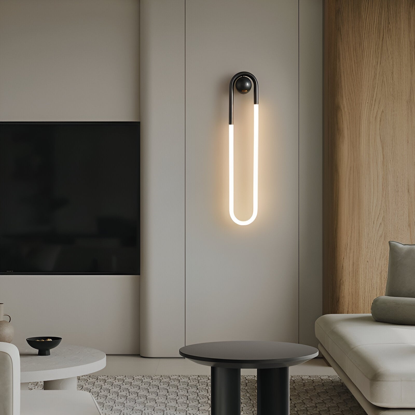 Nordic Minimalist U-Shaped Wall Light