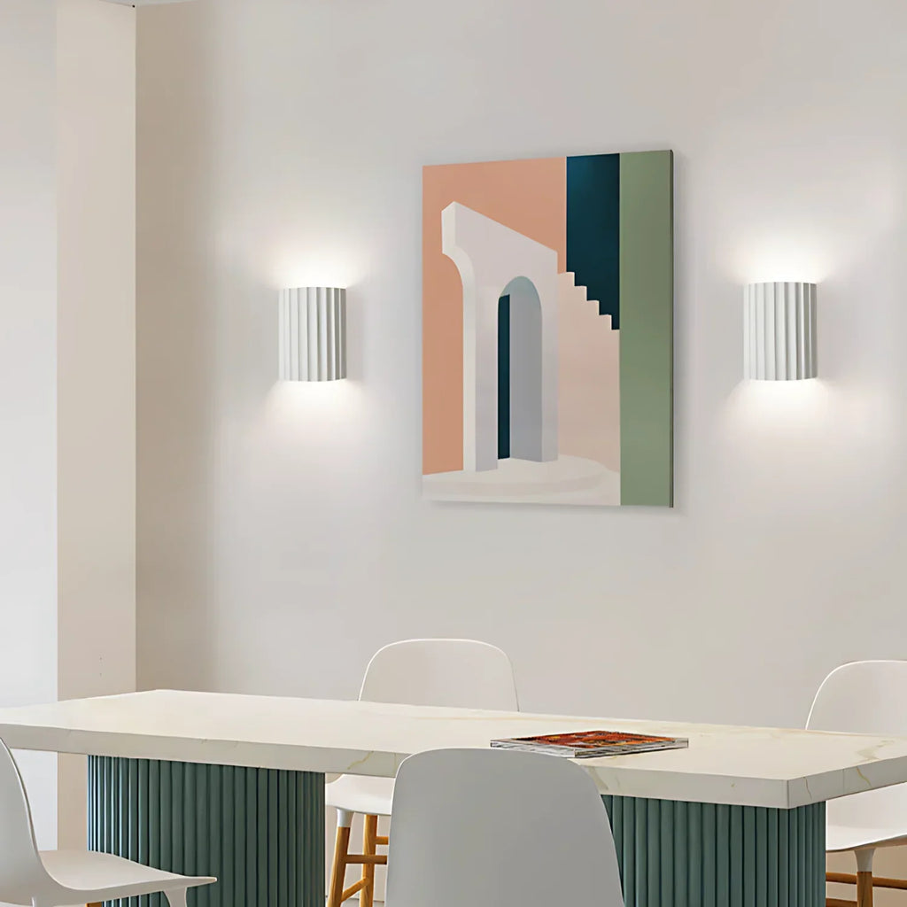 Nordic Resin Clarity Minimalist Wall Light