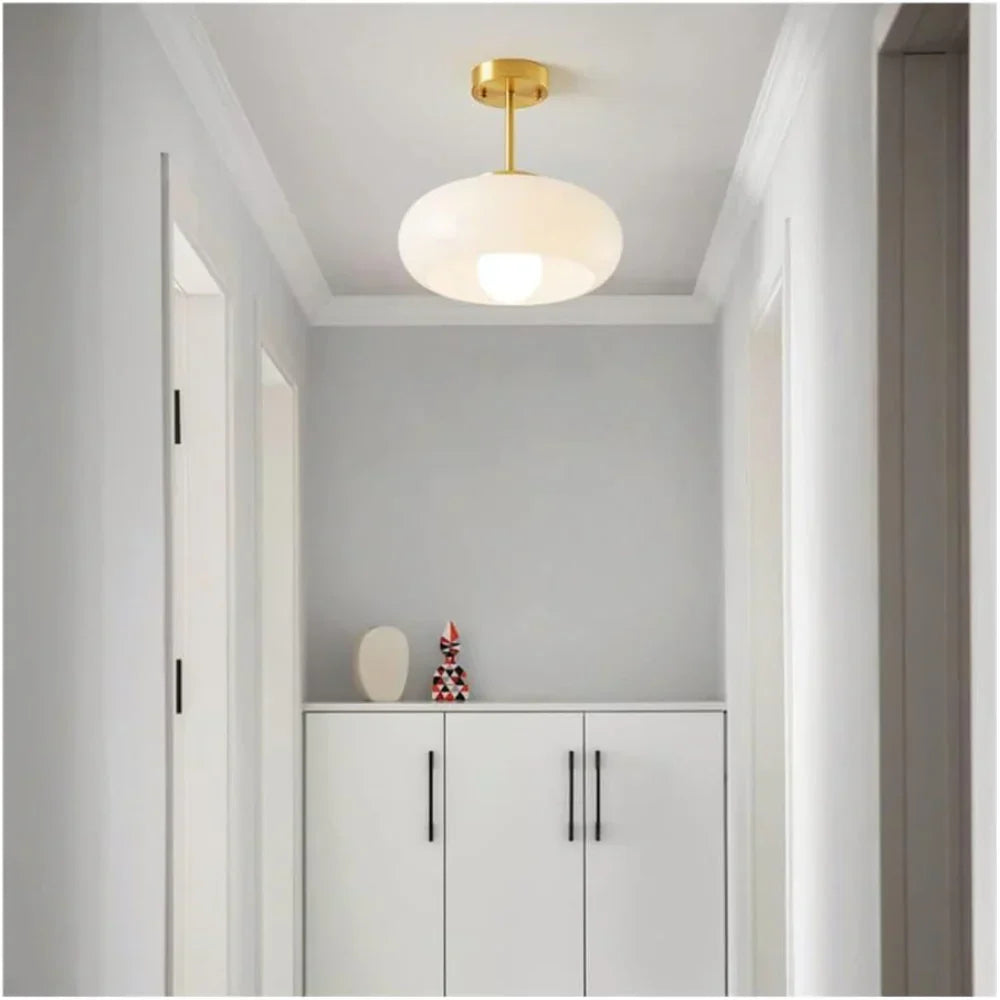 Shard Nordic Brass Glass Pendant Light