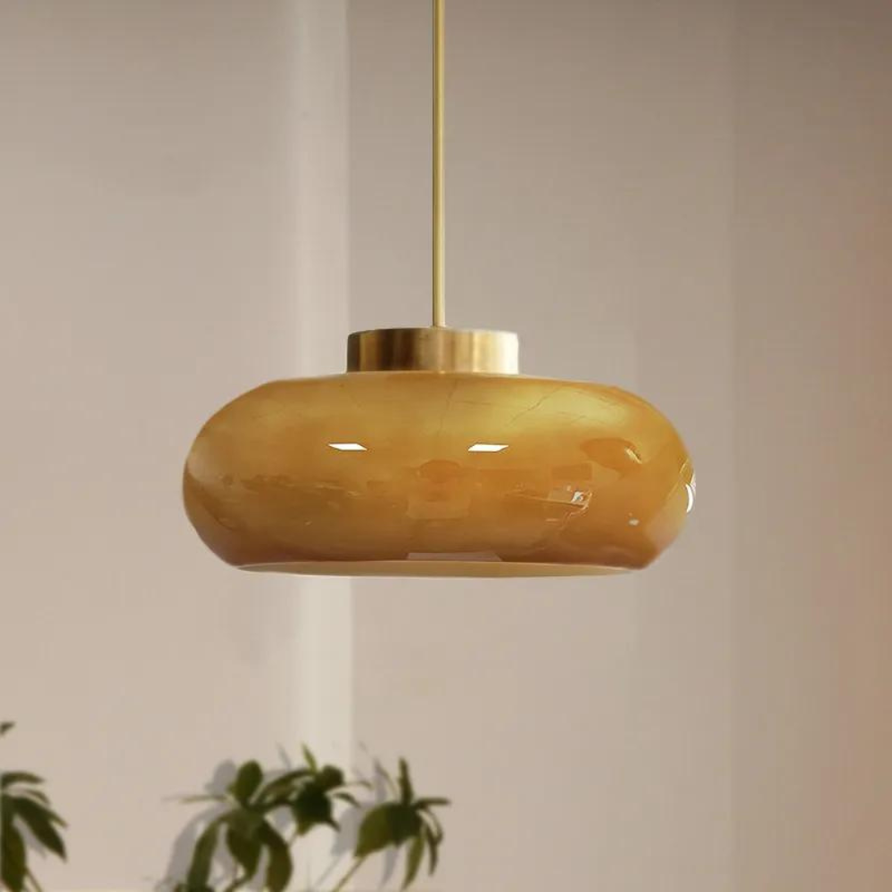 Shard Nordic Brass Glass Pendant Light