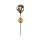 Amber Sphere Wall Light