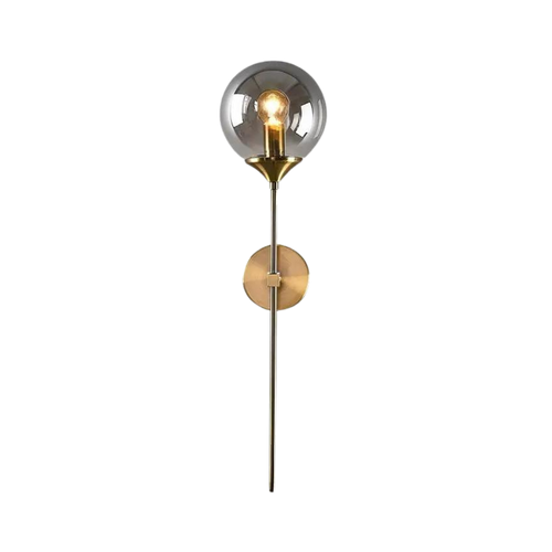 Amber Sphere Wall Light