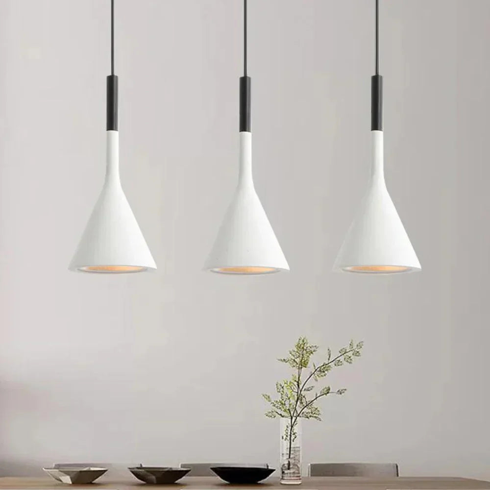 Nordic Conic Cement Scandinavian Design Pendant Light