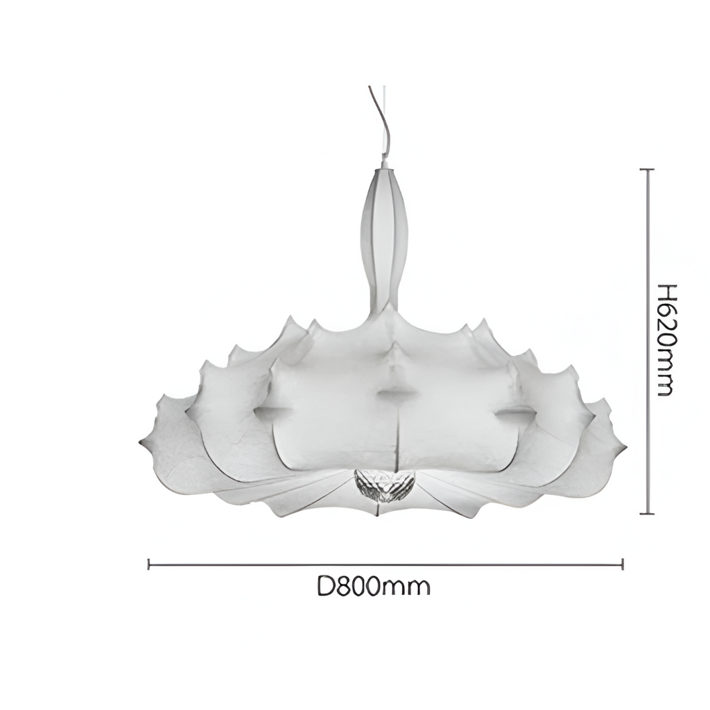 Nordic Cocoon LED Silk Pendant Light