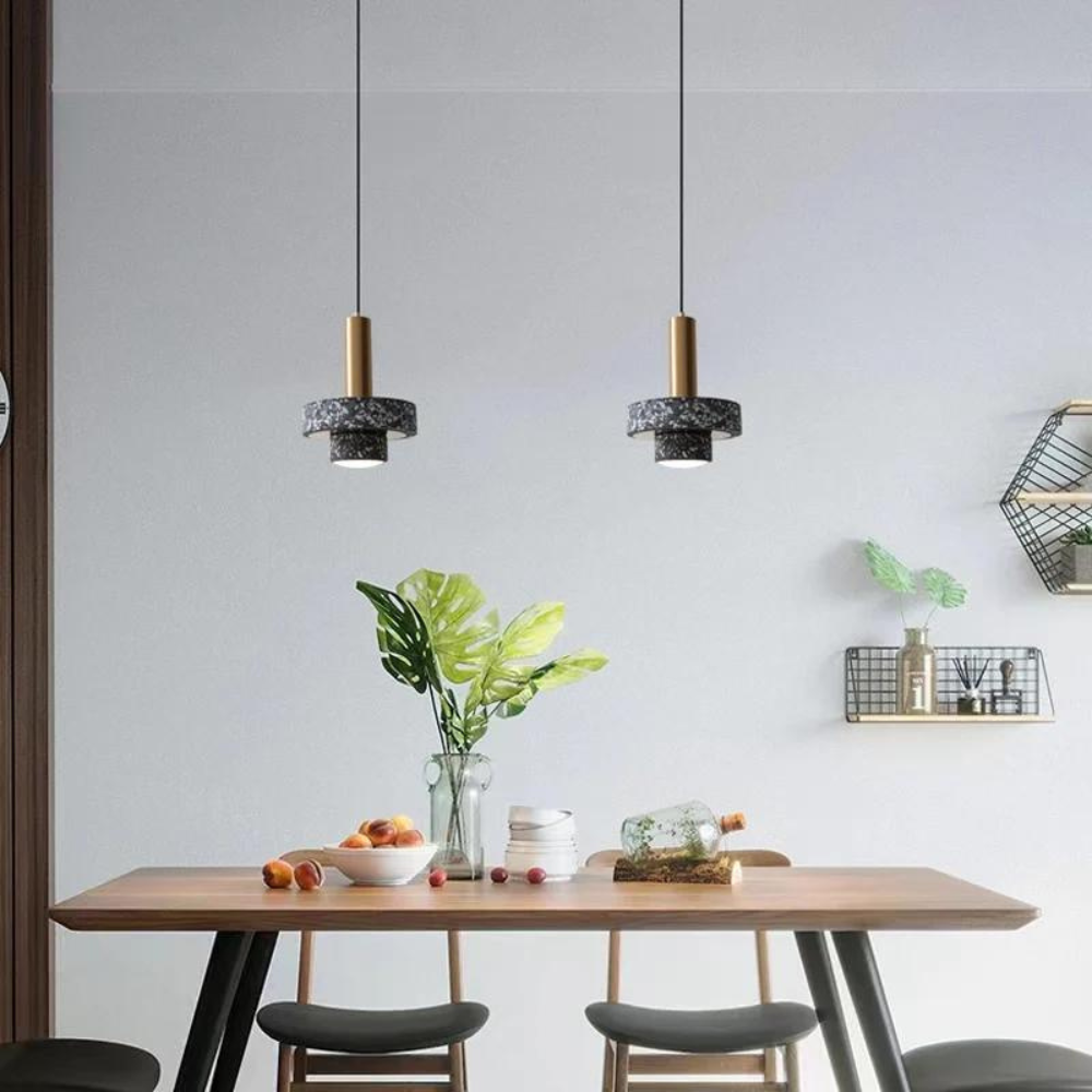The Colored Terrazzo Ceiling Light
