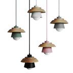 Macaroon Nordic Wood Color Pendant Light