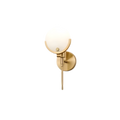 The Shine of Gold and Marble Wall Light