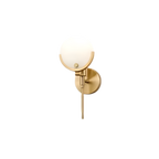 The Shine of Gold and Marble Wall Light