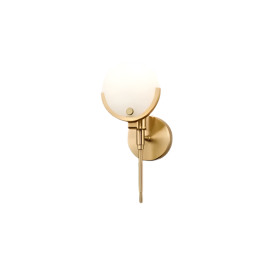 The Shine of Gold and Marble Wall Light
