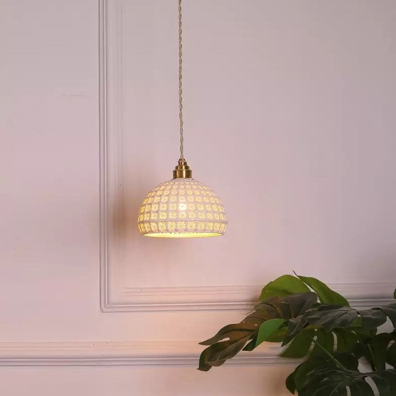 Nordic Clarity Ceramic Pendant Light