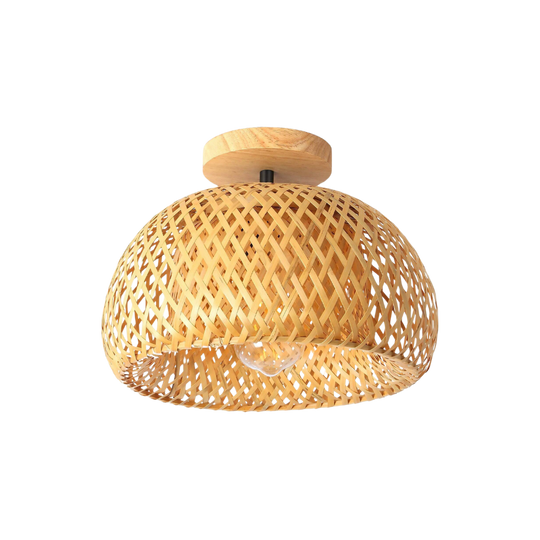 The Luminous Refuge Bamboo Ceiling Light