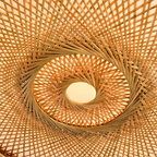 Serenity Natural Bamboo Boho Ceiling Light