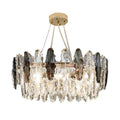 Nordic Crystal Leaf Chandelier