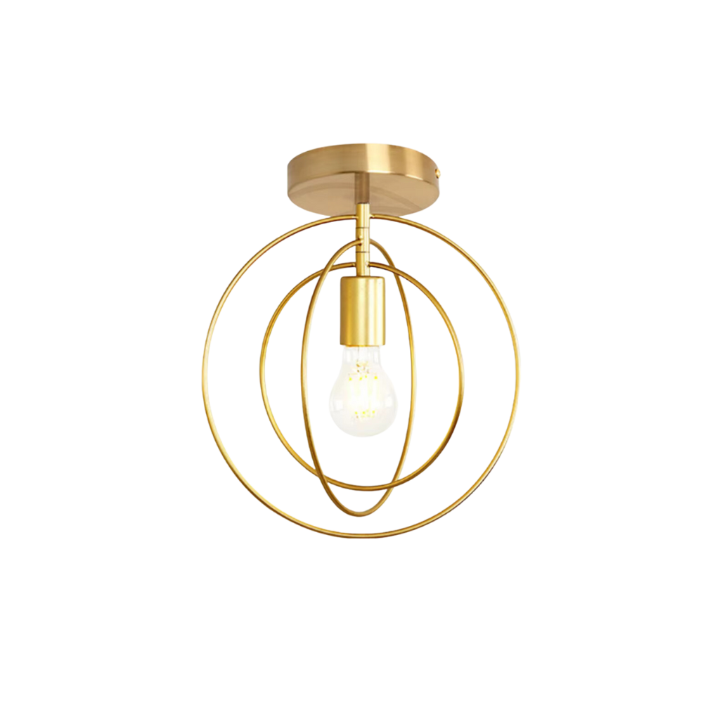 Golden Ring Ceiling Light