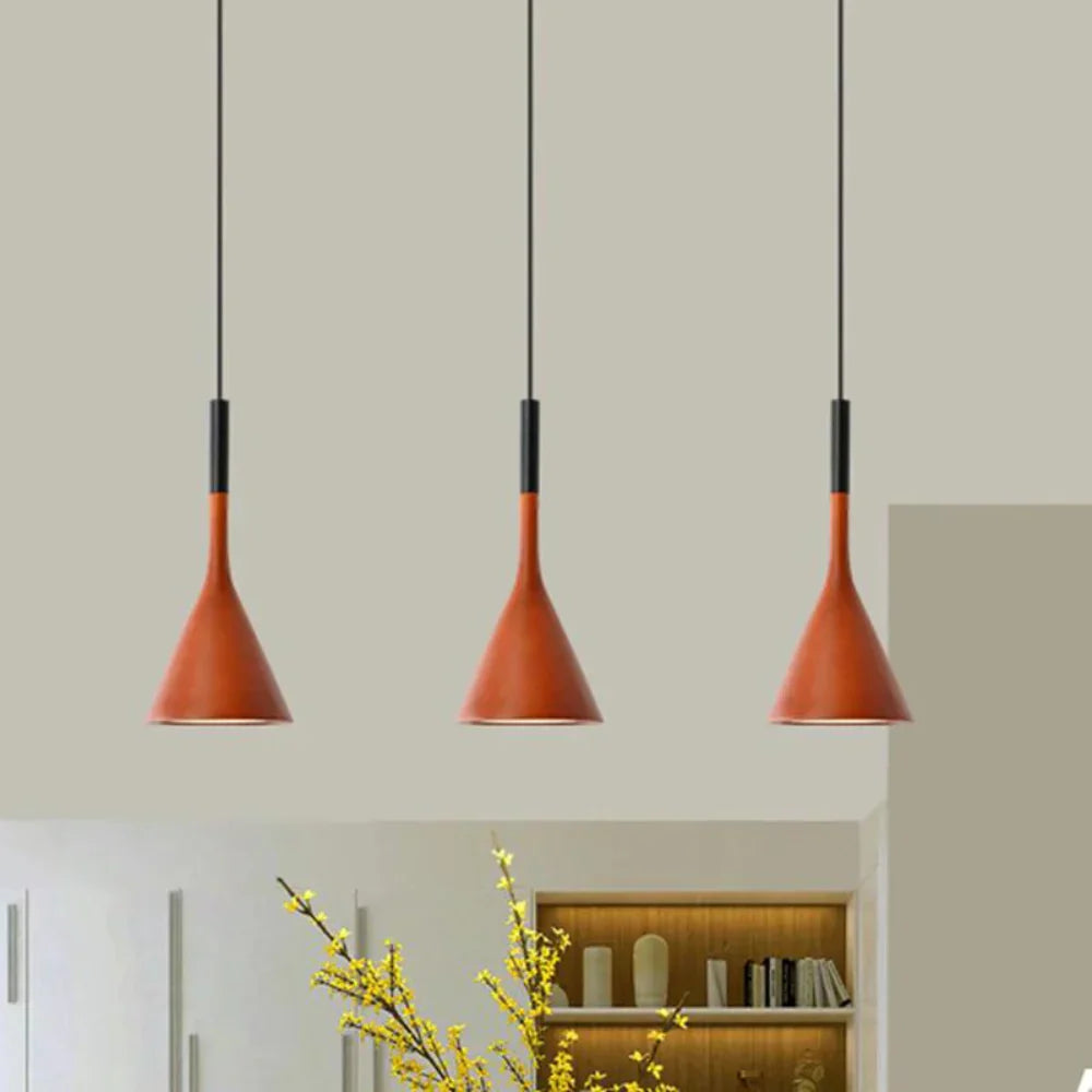 Nordic Conic Cement Scandinavian Design Pendant Light
