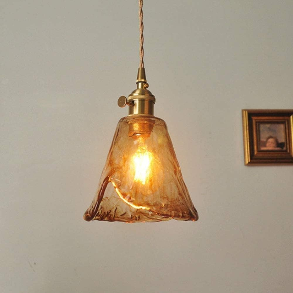 Aurex Vintage Brass Globe Pendant Light