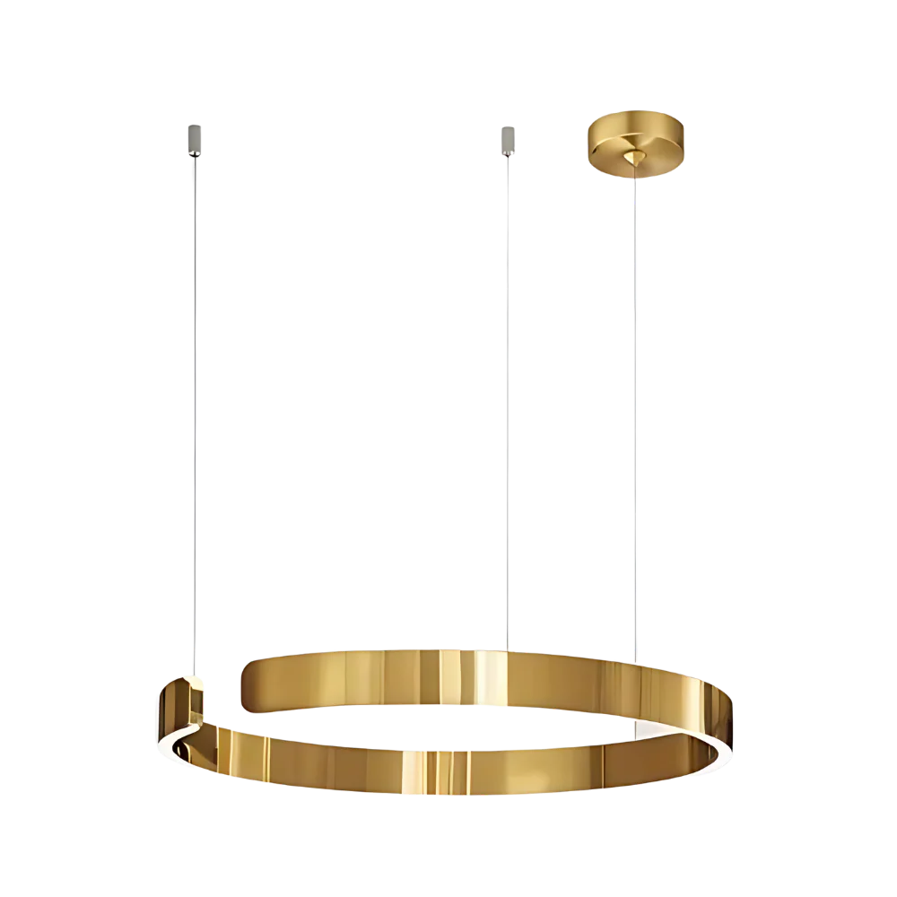 Circular Style Nordic Fused Aluminum Pendant Light