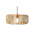 The Solar Illusion Bamboo Pendant Light