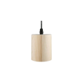 Elegant Wooden Cylinder Pendant Light