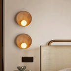 Serenity Modern Resin Japandi Metal Wall Lamp