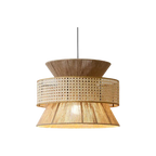 Handwoven Hemp Rope Rattan Veil Pendant Light
