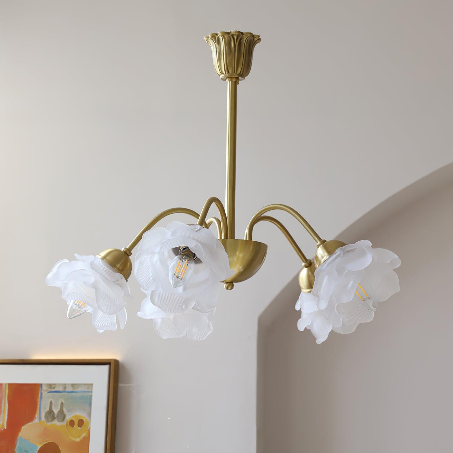 Luxurious Roses Pendant Light