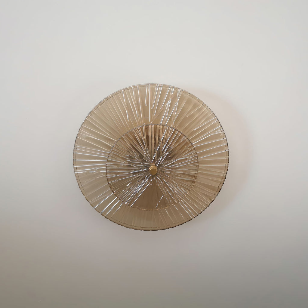 Round Crystal Wall Light