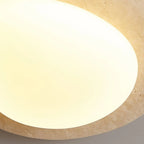 Creative Nordic Cream Travertine Ceiling Light