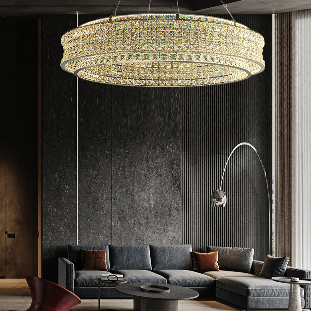 Vercellese Clear Crystal Chandelier