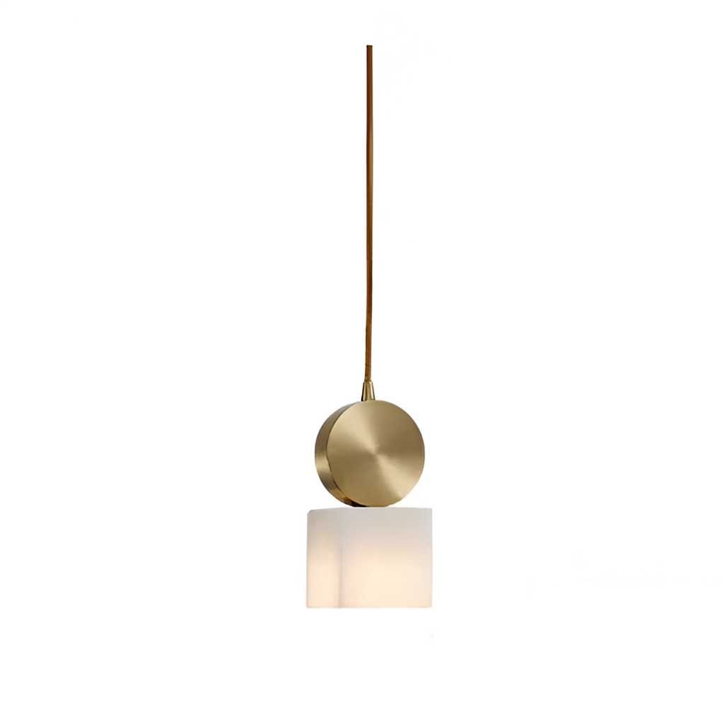 Nordic Marble Etruscan Alabaster Pendant Light