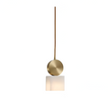 Nordic Marble Etruscan Alabaster Pendant Light