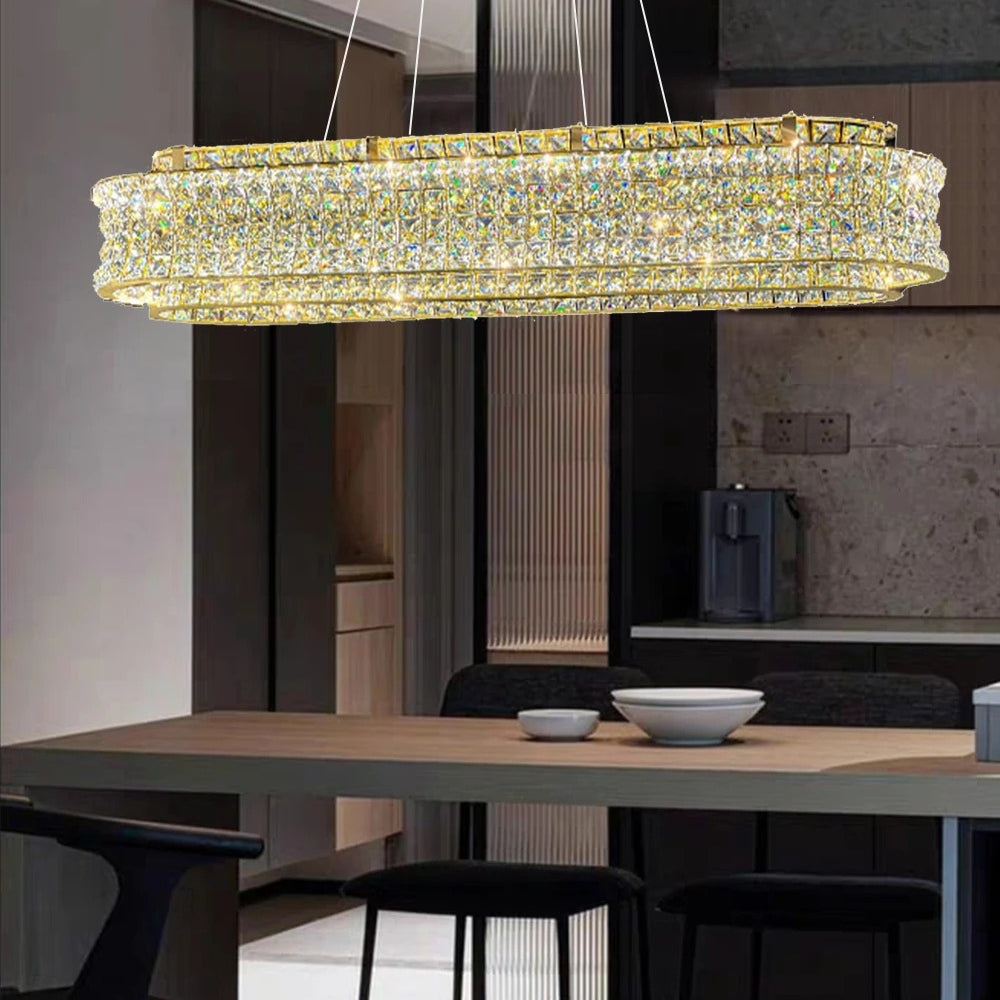 Vercellese Clear Crystal Chandelier