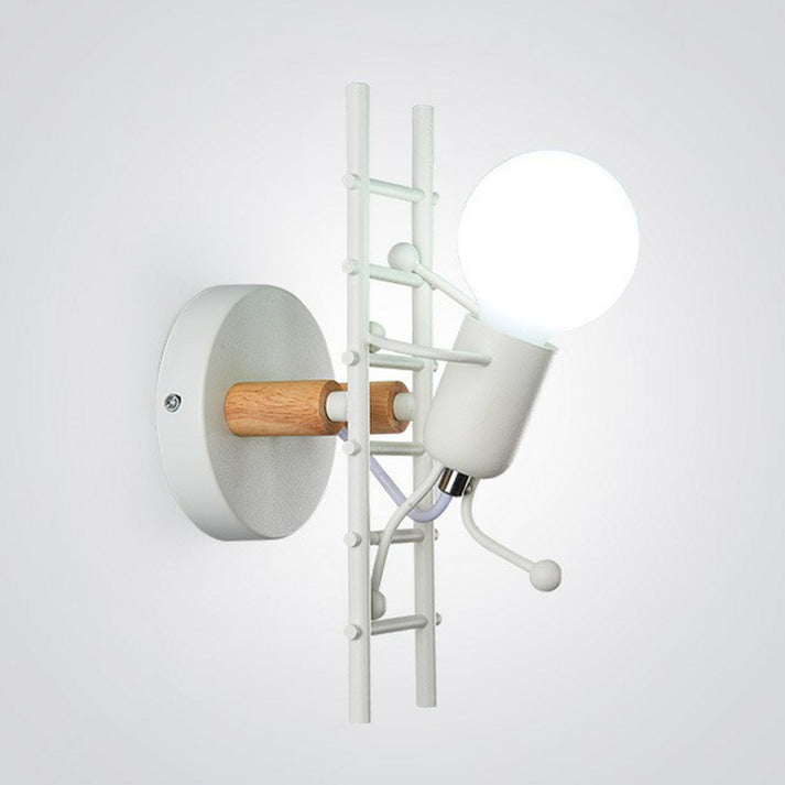 Retro Iron Art Staircase Wall Light