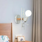 Retro Iron Art Staircase Wall Light