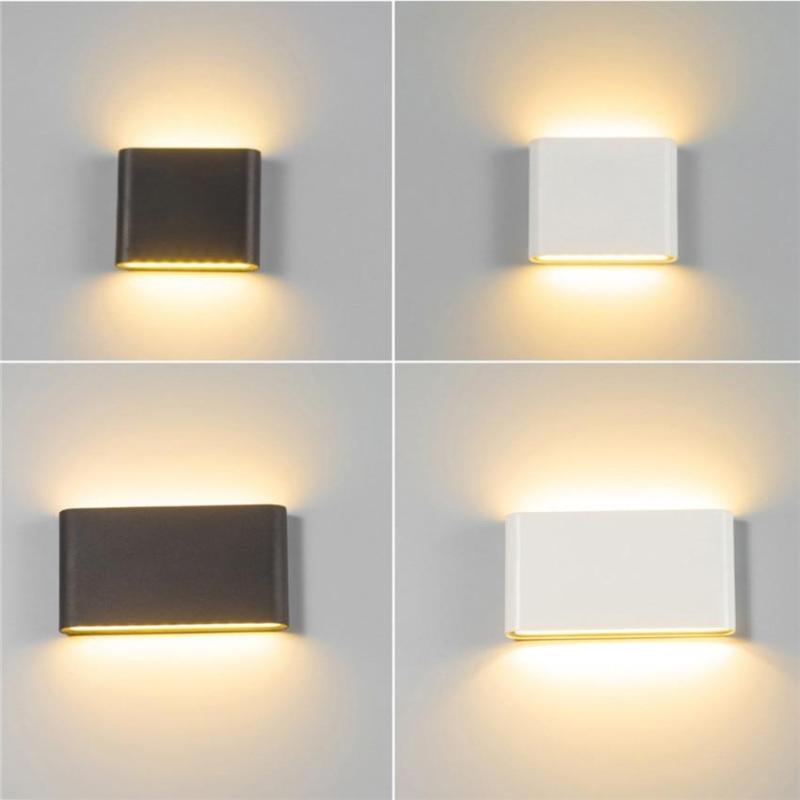 Modern Rectagulart Metal Outdoor Wall Light