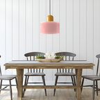 Nordic Iron Body Two-Tone Glass Pendant Light