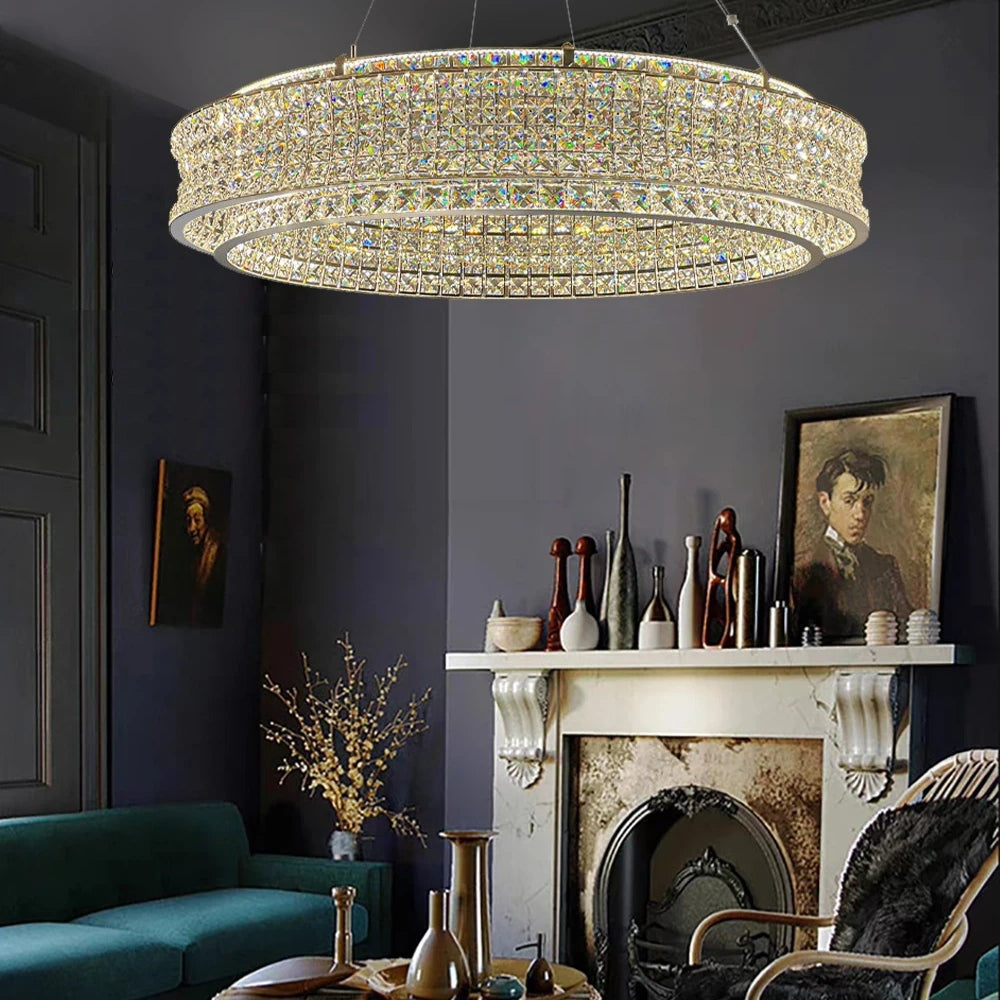 Vercellese Clear Crystal Chandelier