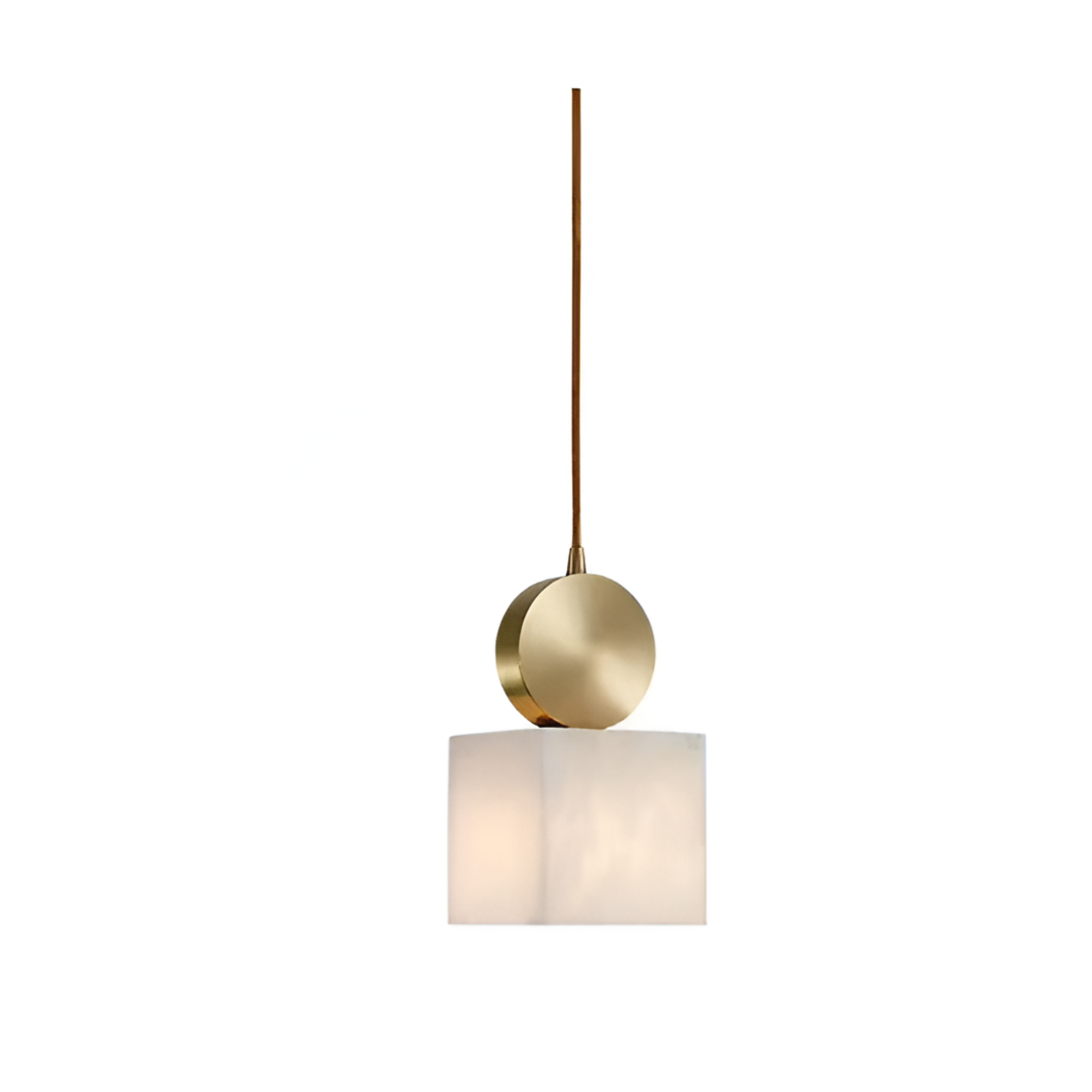 Nordic Marble Etruscan Alabaster Pendant Light