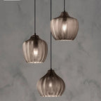 Nordic Style Wavy Glass Pendant Ceiling Light
