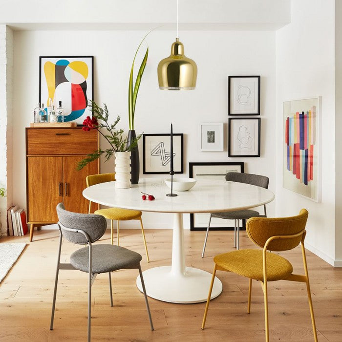 Golden Bell Shaped Nordic Steel Pendant Light