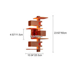 Creative Brick Red Wooden Wall Light