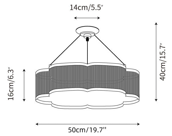 Elegant Basil Pendant Light
