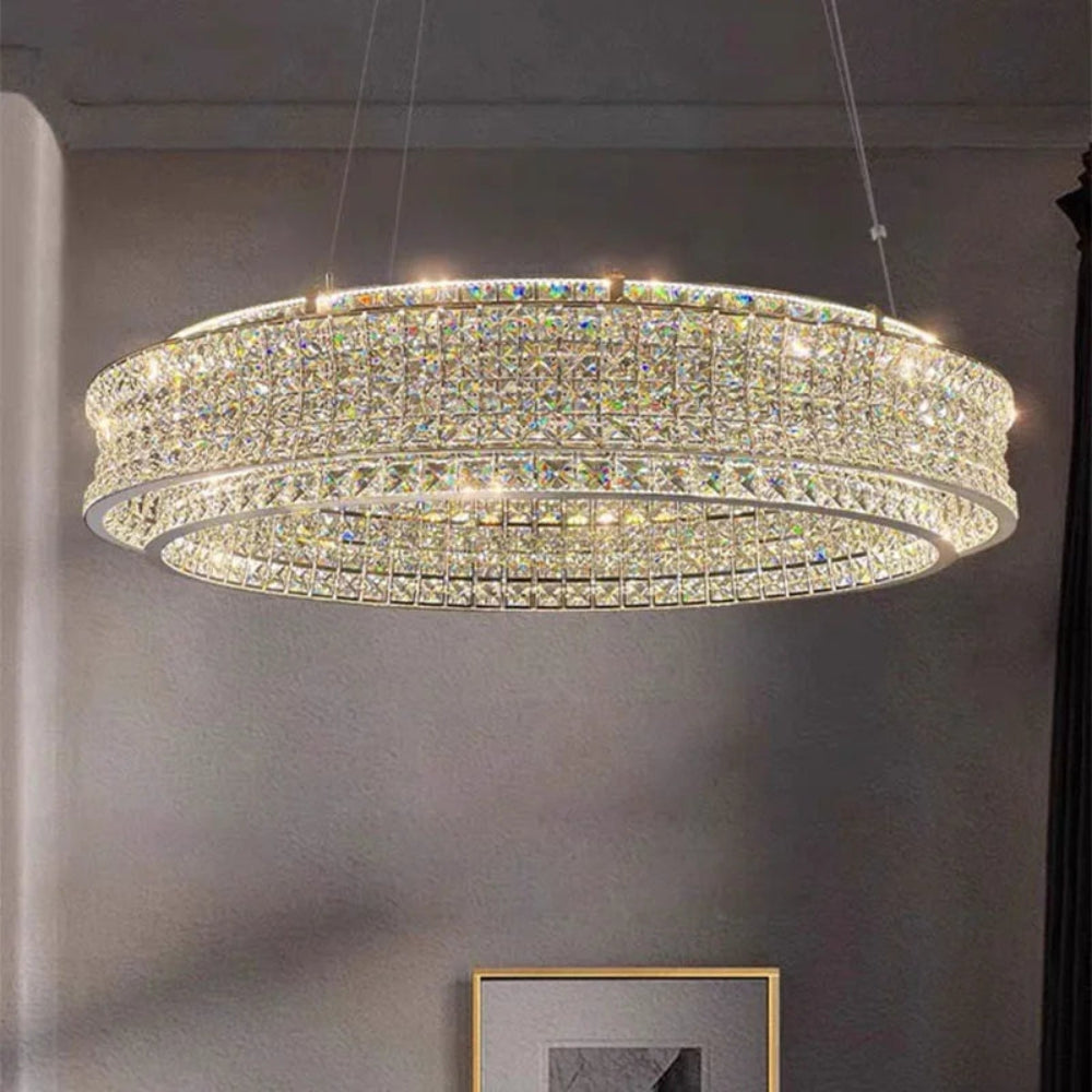 Vercellese Clear Crystal Chandelier
