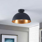 Modern Retro Gold Foil Ceiling Light