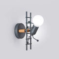 Retro Iron Art Staircase Wall Light