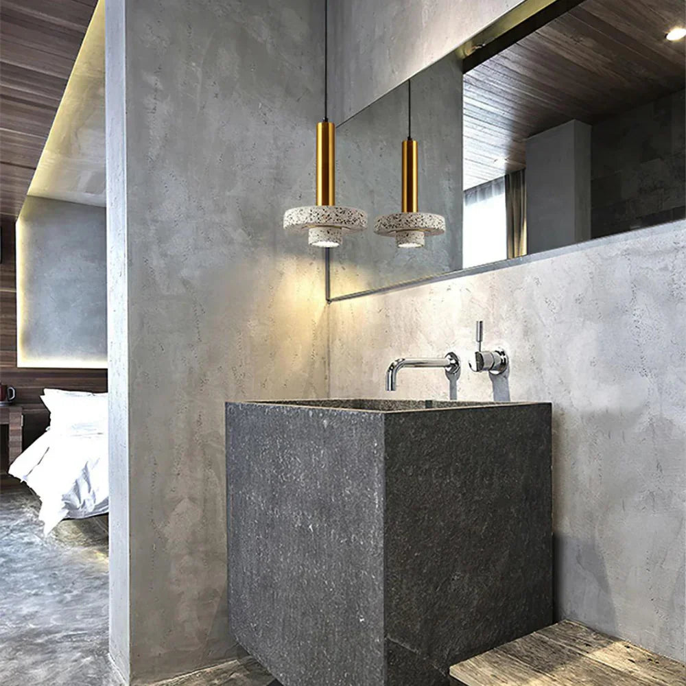 The Colored Terrazzo Ceiling Light